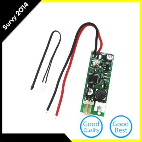 DC12V Temperature Speed Controler Denoised Speed Controller for PC Fan/Alarm