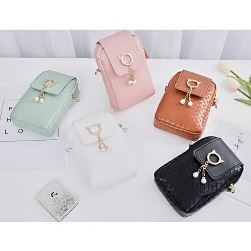 Shoulder Bags For Women Crossbody bags Coin Purse Fashion Leather Mobile Female Soft Purse Summer Cute Student Lovely Phone PU