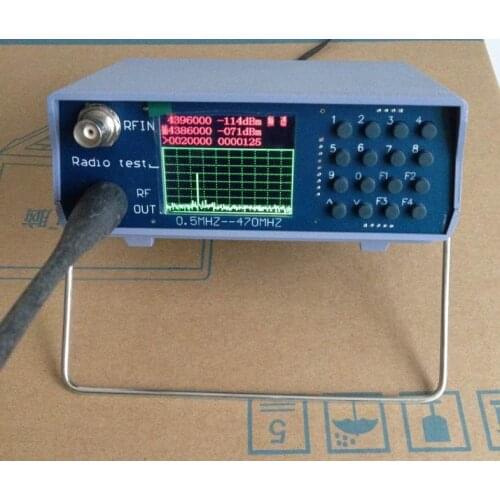 U/V UHF VHF Dual Band Spectrum Analyzer Simple spectrum analyzer with w/Tracking Source 136-173MHz / 400-470MHz