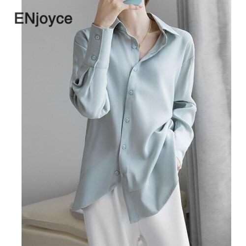 Vintage White Long Sleeve Shirts Women Korean Casual Clothing Ladies Blouse Trendy Oblique Placket Shirt Tops Spring Summer