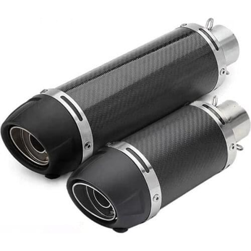 Motorcycle modified exhaust pipe exhaust carbon fiber competitive pipe Huanglong 600tmax R6, scorpioji Village