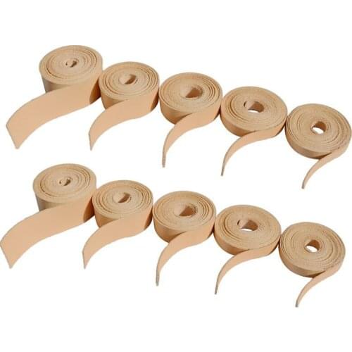 The First Layer Of Natural Pure Cowhide 1 mm Thick Edging Cowhide Rope Wrapped Knife Leather Rope Bracelet Necklace Braided Rope