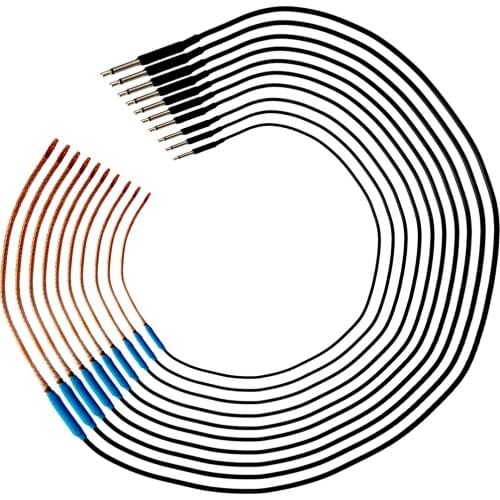 10pcs Acoustic Folk Guitar Piezo Cable Under-Saddle Pickup Stick Rod 85mm