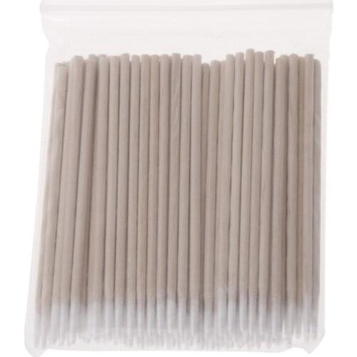 100Pcs Cotton Swabs Pointed Swab Applicator Makeup Wooden Sticks Applicator