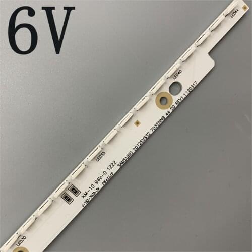 6V 32 inch LED Backlight Strip for Samsung TV 2012SVS32 7032NNB 2D V1GE-320SM0-R1 32NNB-7032LED-MCPCB UA32ES5500 44LEDs 406mm