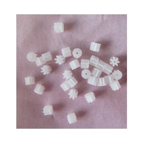8PCS SYMA S107G-16 S107G-17 Motor Gear 7 Teeth Pleastic Gear Spare Part RC Helicopter Main Motor Gear Accessory