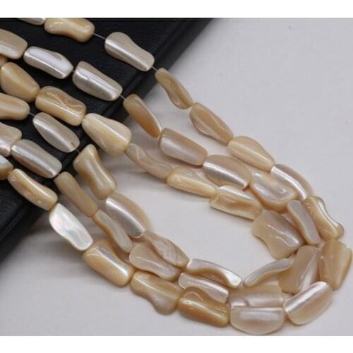 Natural Shell Loose Beads Irregular Shape Pearl of Shell Bead Necklace Accessories for Jewelry Making Bracelet Charms