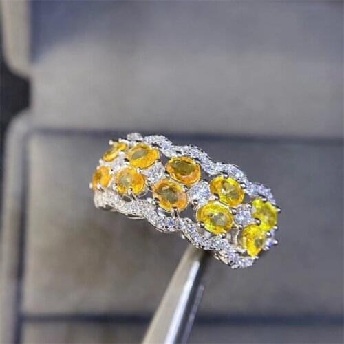 Bull Bright Yellow Natural Citrine Gem Ring Ring Jewelry 925 Silver Big Size Gem Muscular Power Ring Gift Christmas Gift