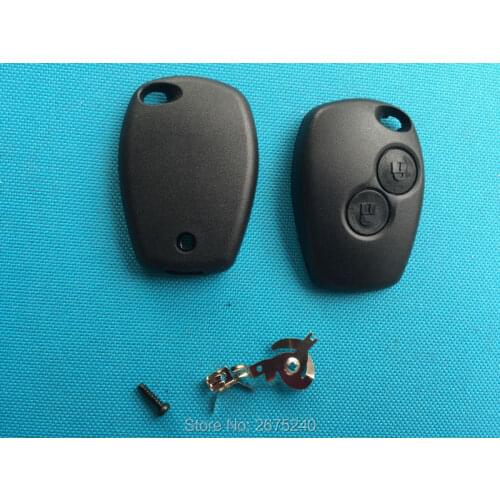 No Blade 2 Button Remote Key Case Shell For Renault Megane Modus Espace Laguna Logan DACIA Sandero Fluence Clio Kangoo Auto Part