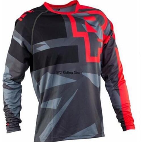 Enduro RF Cycling T-shirt Mountain Downhill Bike Long Sleeve Racing Clothes DH MTB Offroad Motocross BMX Jerseys Wholesale