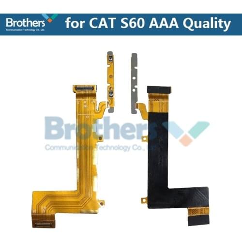 Volume Flex Cable For CAT S60 Power On Off Flex Cable for CAT S60 Mobile Phone Repair Part Replacement Part Working 1pcs AAA