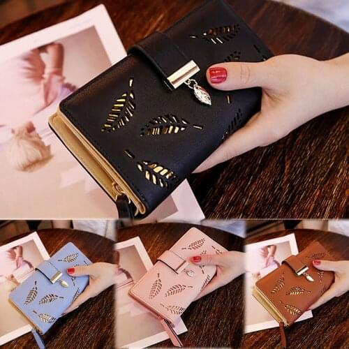 Fashion Women Long Card Holder Phone Bag Case Purse Lady Handbags Clutch Leather Wallet