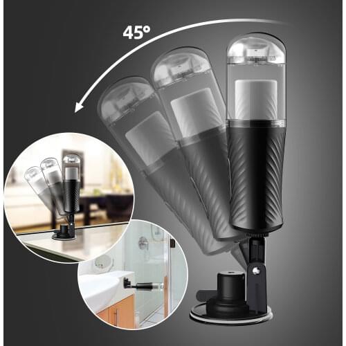 Pussy Male Masturbator Cup 7 Adjustable Models Automatic Telescopic Rotation Male Masturbator Electric Climax Sex Toy for Men