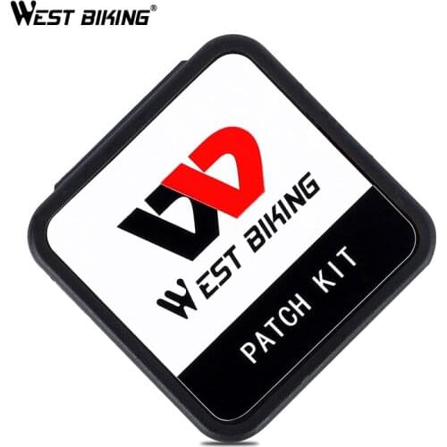 WEST BIKING Bicycle Inner Tire Patches 6pcs/set Quick Drying Without Glue MTB Bike Tyre Patch Kit Repair Tools Bike Accessories