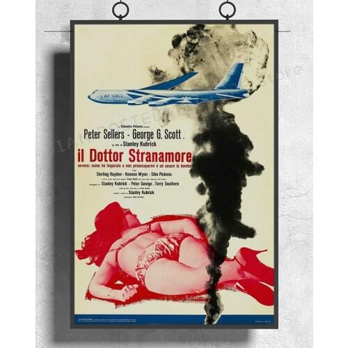 NJ739 DR STRANGELOVE Movie Classic 03 Wall Sticker Silk Poster Art Home Decoration