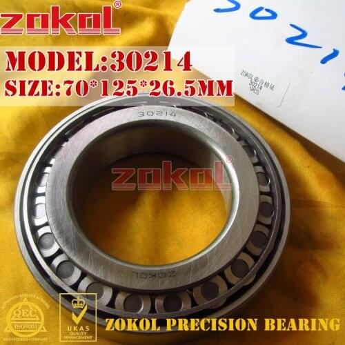 ZOKOL bearing 30214 7214E Tapered Roller Bearing 70*125*26.5mm
