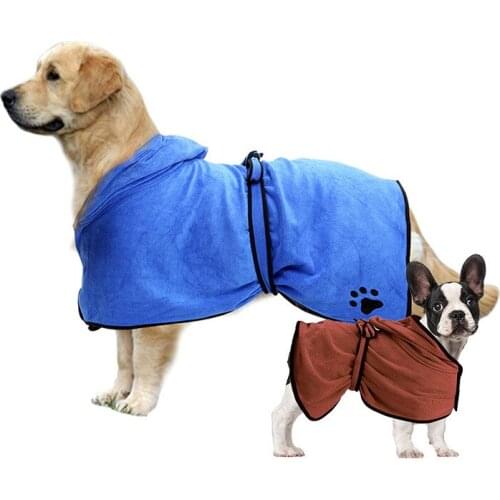 XS-XL Pet Dog Bath Towel for Small Medium Large Dogs 400g Microfiber Super Absorbent Pet Drying Towel