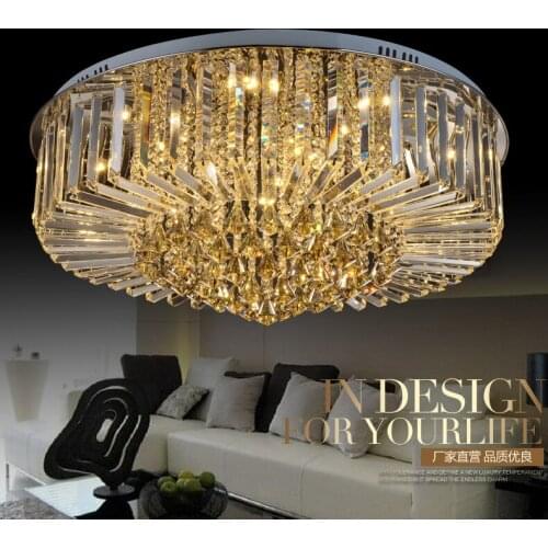 LED Crystal Ceiling Light Living Room Light Modern Simple Bedroom lighting Luxurious Crystal ceiling lamps Restaurant lamps led