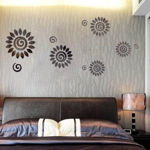 JM292 mirror wall stickers exquisite home decoration self-adhesive bedroom background wall decoration wall stickers modern livin