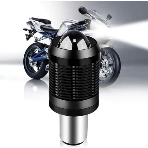 1pcs Led Motorcycle Headlight Scooter Bulb H6 Ba20d 6000k Light ATV Moto Motorbike Accessories Fog Lamp For Suzuki For Honda