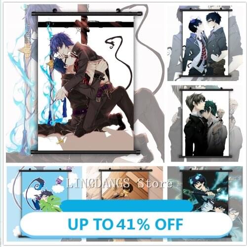 5d Diy Diamond Painting Anime Posters Blue Exorcist Okumura Bros Yukio Rin Diamond Mosaic Embroidery Cross Stitch Art Home Decor