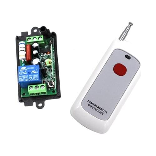 AC220V 1 CH 1CH RF Wireless Remote Control Switch System,315/433 MHZ Transmitter And Receiver SKU:5007