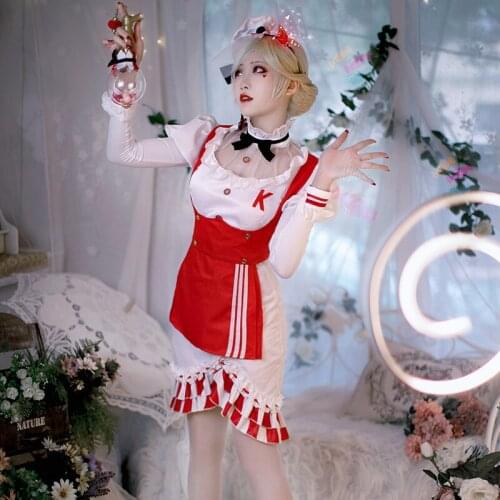 Anime! Identity V Vera Nair Lady K Lovely Dress Uniform Cosplay Costume Halloween Party Suit Dailydress For Women 2020 NEW