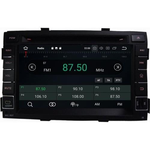 7" 2 Din 6 Core PX6 Android 9.0 Car Radio For KIA SORENTO 2011 Car Multimedia Player 4G+64G Car DVD Player Audio Stereo DSP GPS