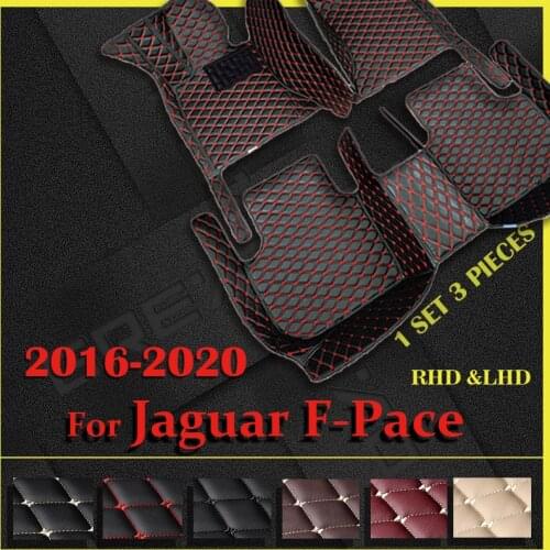 Car floor mats for Jaguar F-PACE 2016 2017 2018 2019 2020 Custom auto foot Pads
