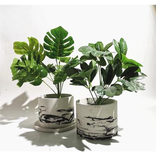 Large round cement flower pot silicone mold Pillar Round Concrete Planter Molds DIY Molds for Concrete Making Clay Molds