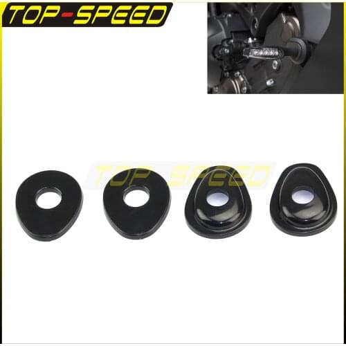 For Suzuki GSXR600 GSXR750 TL1000S GSX-R GSXR 600/750 8pcs Aftermarket Turn Signal Indicator Adapter Spacer Plate Install Kit