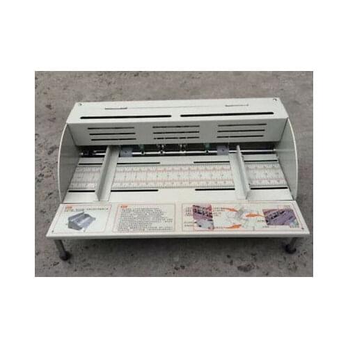 CE Electric Book Cover Creasing Machine Card Folding Color Pages Dashed