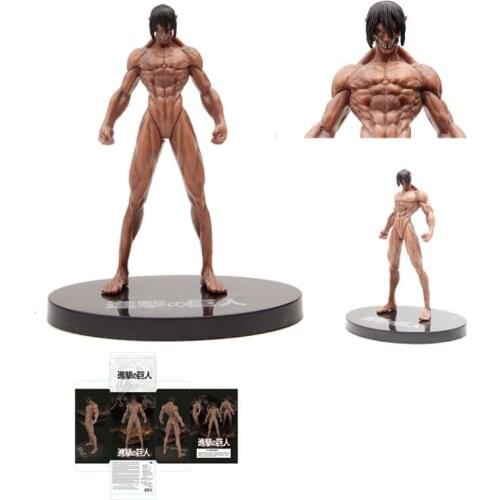 Attack On Titan Anime Figure Eren Yeager Founding Titan Giant Doll Action Figuras PVC Nendroid Model Collection Toys With Box