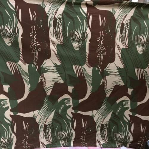 1.5M Width Rhodesia Camouflage Fabric 100% Cotton Twill Breathable Sweat-absorbing Cloth for Camo Clothes Sheets Quilt Cover