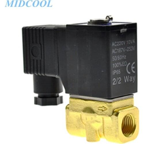 Fluid Control Valve 2W Series 2W030 2W030-06 2W030-08 Direct-acting And Normally Closed 1/8" 1/4" Terminal Type
