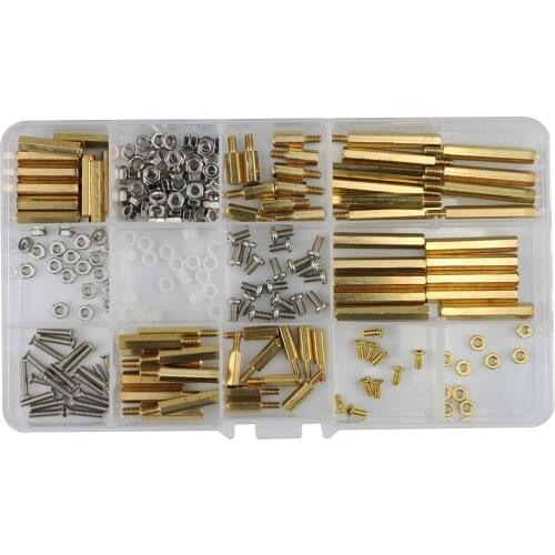 210pcs/Set M3 M2.5 Screw Kit Mechanical Parts Fastener Suitable For Various Arduino/Raspberry Pi Projects