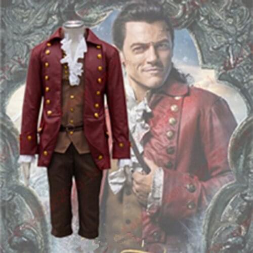 Halloween Movie Gaston Beauty and the Cosplay Beast Belle Outfit Costume