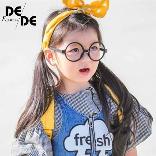 Round retro boy girl glasses frame glasses color designer style UV400
