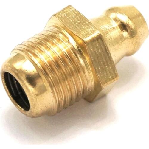LOT 10 1/8" BSP male Straight Brass Grease Zerk Nipple Fitting For grease gun