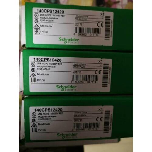 New Modicon Schneider 140CPS12420C 11Amp Power Supply 140 CPS 124 20C