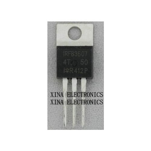 IRFB3607PBF IRFB3607 FB3607 75V 80A TO-220 ROHS ORIGINAL 10PCS/lot Free Shipping Electronics composition kit