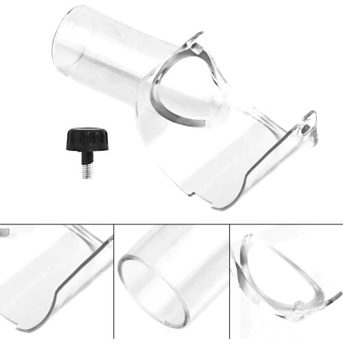Aluminum Alloy Base Trimming Machine Vacuum Cleaner Trimming Machine Base Adapt To Dust Cover 1PC
