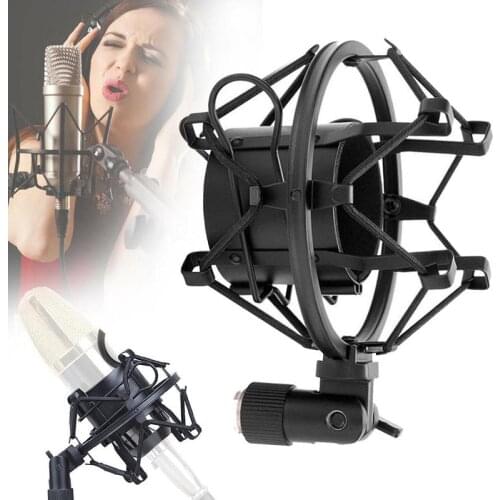 1Pc Professional Microphone Shock Mount Adjustable Spider Microphone Clip Broadcast Recording Spider Condenser Studio Holder