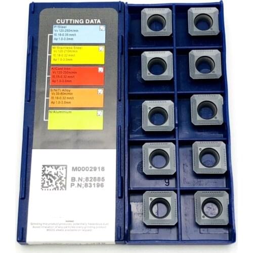 SEKT1204 AFTN LT30 milling insert carbide milling cutter 100% high quality turning tool blade lathe tools sekt 1204 insert