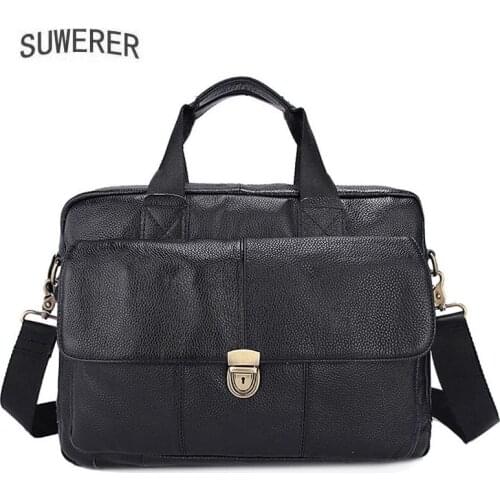 SUWERER Men's Leather Briefcases