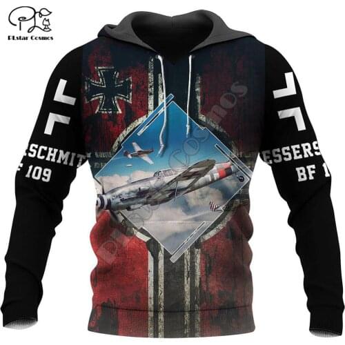 PLstar Cosmos 3D Printed Aircrafts Supermarine Spitfir Plan Harajuku Streewear Funny Men Women Zipper Hoodies/Sweatshirt