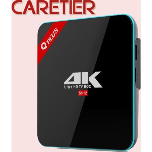 1PC Q Plus Android TV BOX 7.1 2GB+16GB/3GB+16GB/3GB+32GB S912 OCTA-Core Cortex-A53 Top Box Wifi Media Player Than H96 PRO Plus