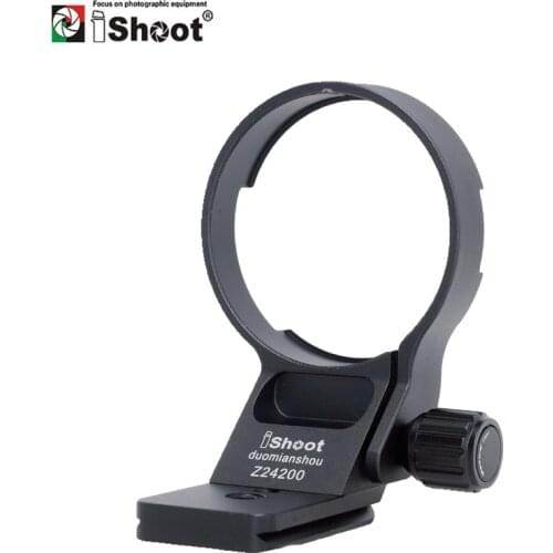 IShoot Lens Collar for Nikon Nikkor Z 24-200mm F4-6.3 VR & Z DX 50-250mm F4.5-6.3VR Tripod Mount Ring Lens Adapter W Arca Swiss