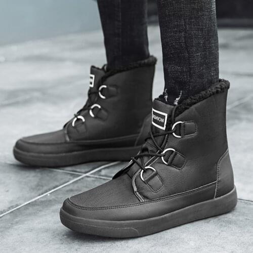 Moipheng Women Boots Non-slip Waterproof Winter Snow Boots Women Platform Shoes with Thick Fur Boots Botas De Mujer Combat Boots