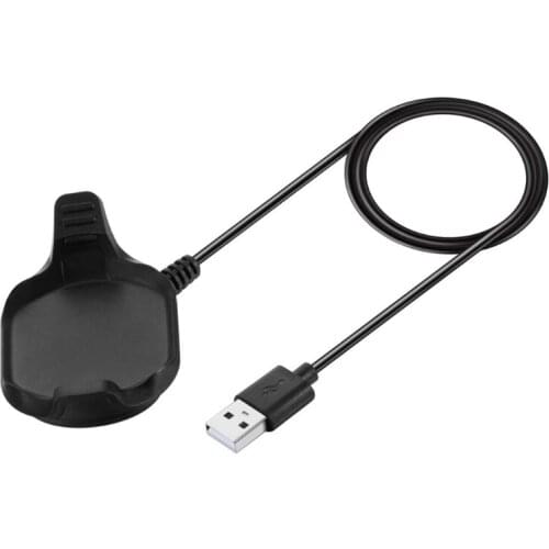 1M USB Charging Charger Cable Sync Data Clip for Garmin Approach S6 S5 GPS Watch